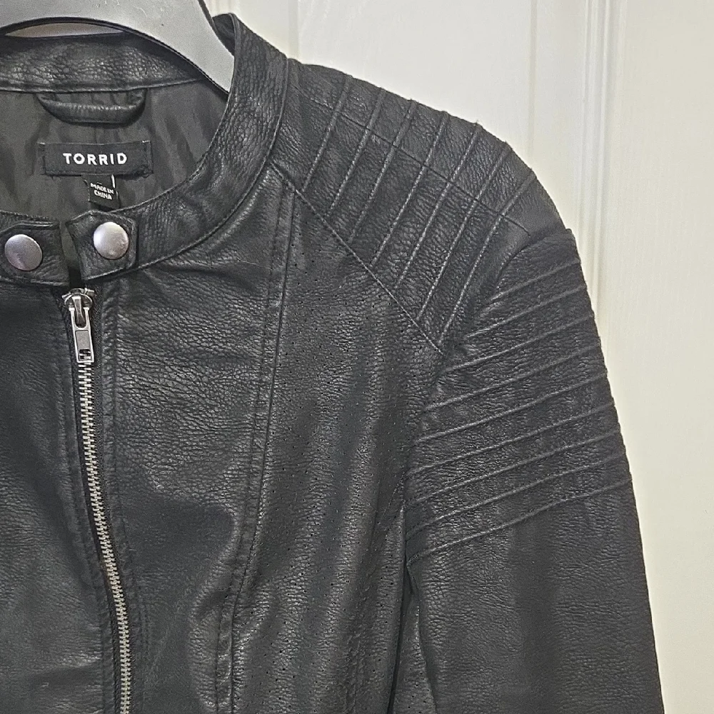 Torrid Black "Leather" Jacket for Women - Picture 2 of 6